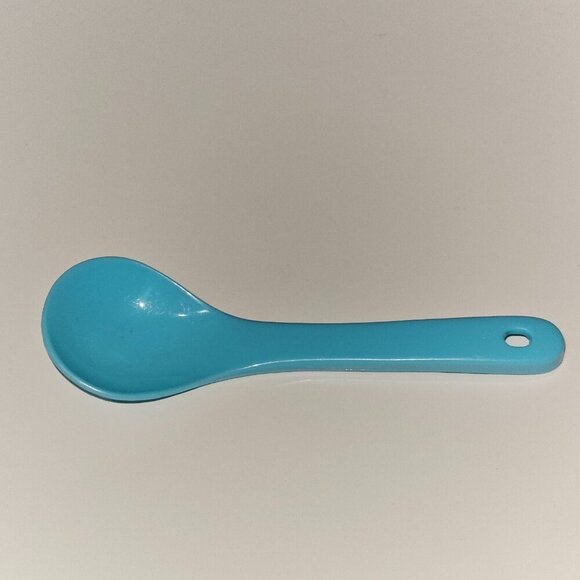 VTG Fisher Price Spatula Battat Blue Serving Spoon Plastic Toy Utensil Dish Lot - Picture 5 of 8